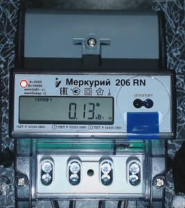 Электросчетчик Меркурий 206 - снимаем показания
